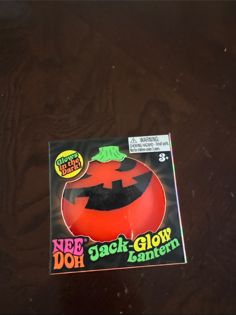 NeeDoh Jack-Glow Lantern Squishy Pumpkin Toy - Orange Brand New